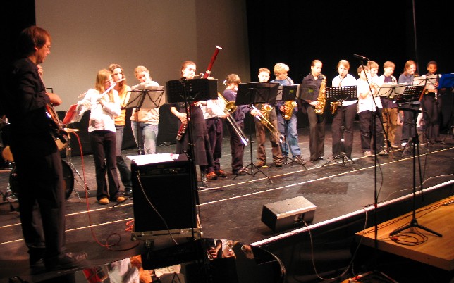 Konzert im Rahmen des Schultheaterfestivals in der Bundeskunsthalle