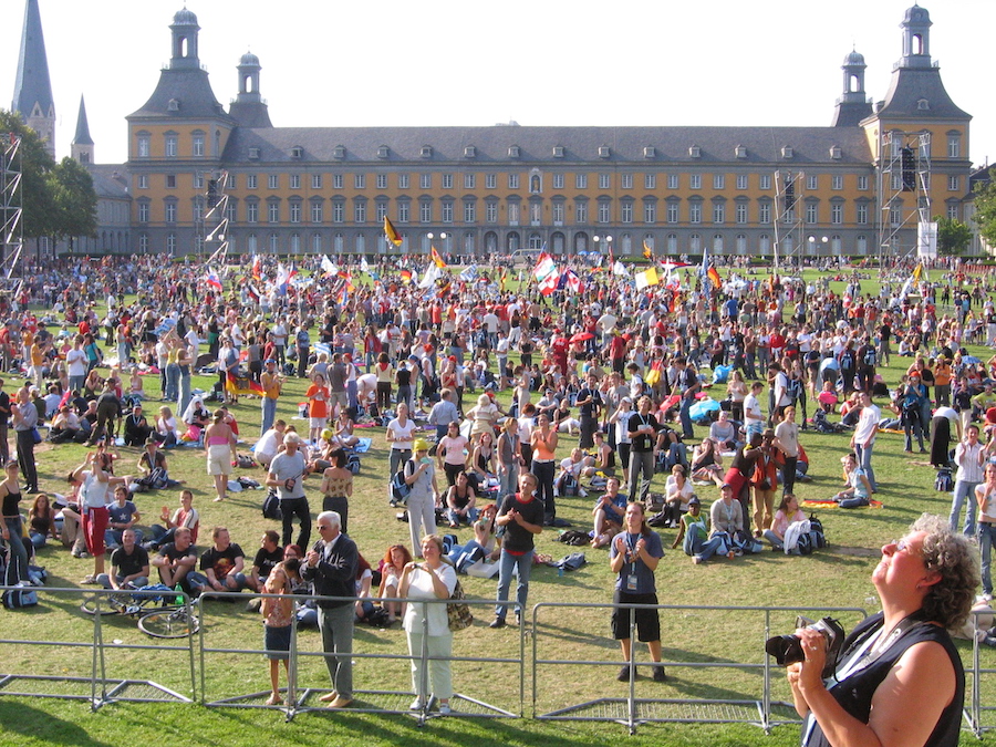 Brassrock beim Weltjugendtag 2005 im Hofgarten