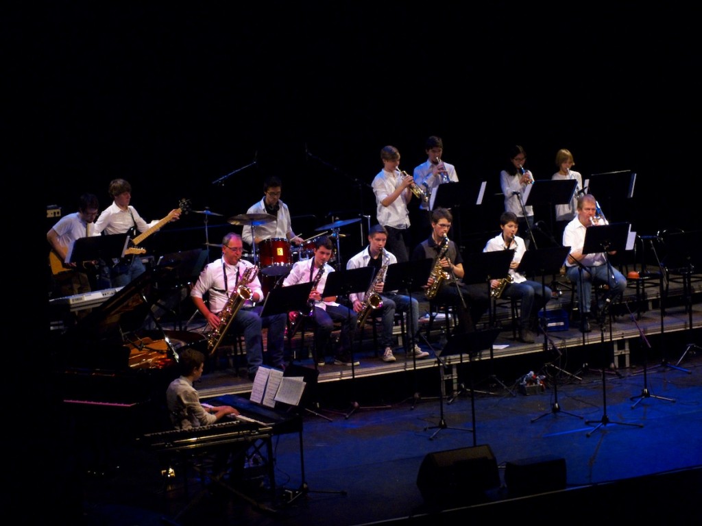 Unsere Big-Band in der Bundeskunsthalle 2012Foto: Lisa Breig